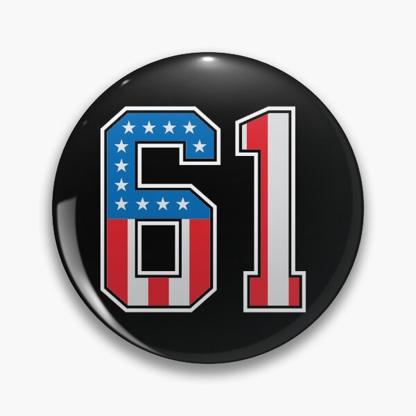 Item preview, 61 American Lucky Number Sixty-one United States Flag designed and sold by Urosek.