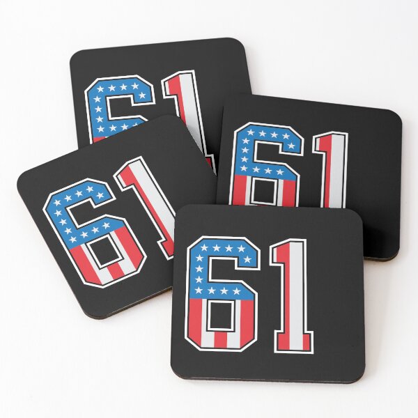 Item preview, 61 American Lucky Number Sixty-one United States Flag designed and sold by Urosek.