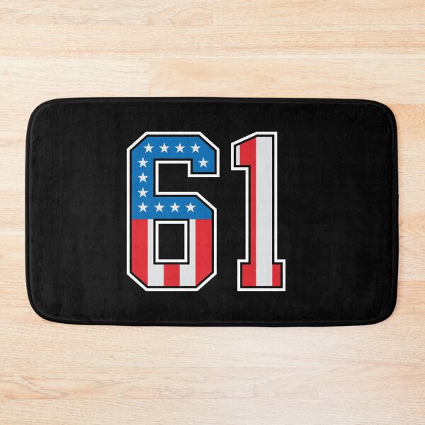 Item preview, 61 American Lucky Number Sixty-one United States Flag designed and sold by Urosek.