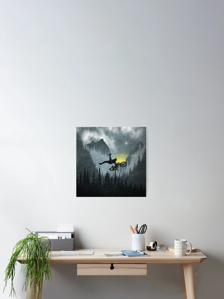 Thumbnail 2 of 3, Poster, Mountains Rider designed and sold by tabemisa.