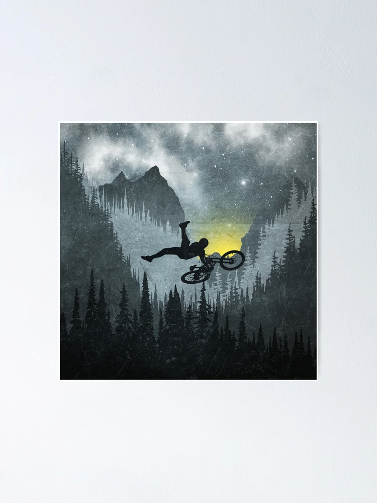 Thumbnail 1 of 3, Poster, Mountains Rider designed and sold by tabemisa.
