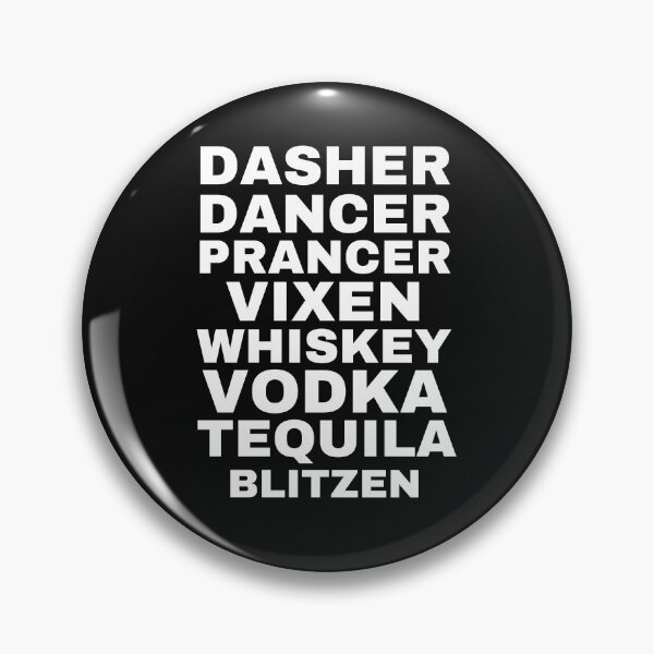 Aperçu de l'œuvre Dasher Dancer Prancer Vixen Whisky Vodka Tequila Blitzen, Noël, Noël drôle, renne, fête de vacances créée et vendue par BousboulaStorie.