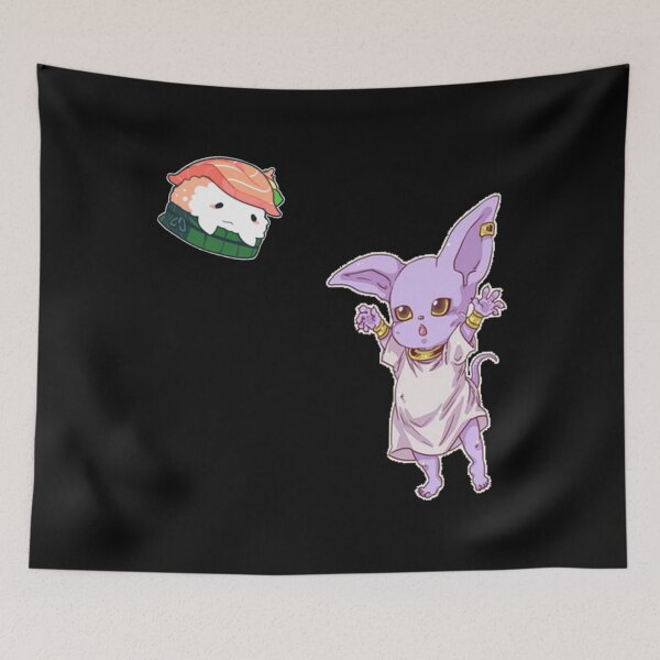 Item preview, Chibi beerus and sushi Essential TShirt3215 designed and sold by CristinaKarman3.