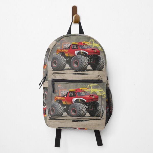 Item preview, r2627/ 25 Show freestyle Cascadeurs Finition 2021 / " la Voiture-Camion Rouge à grosse roues " je suis Beau " (c)(t) by Olavia-Olao Okaio Créations designed and sold by o.okaïo.