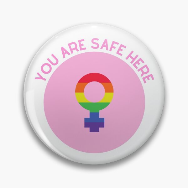 Item preview, You Are Safe Here Pink designed and sold by casualism.