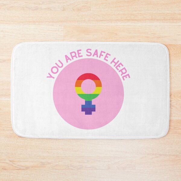 Item preview, You Are Safe Here Pink designed and sold by casualism.