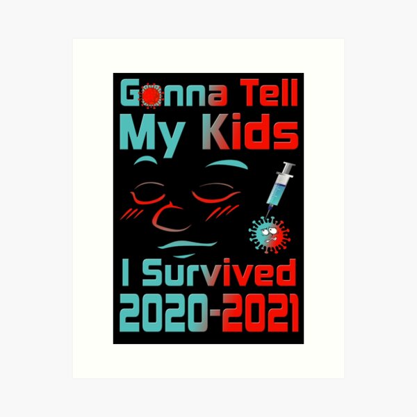 Item preview, Gonna Tell My Kids I Survived 2020 designed and sold by Funny beagles.