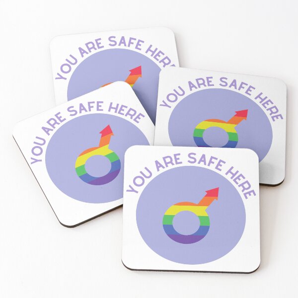 Item preview, You Are Safe Here Purple designed and sold by casualism.