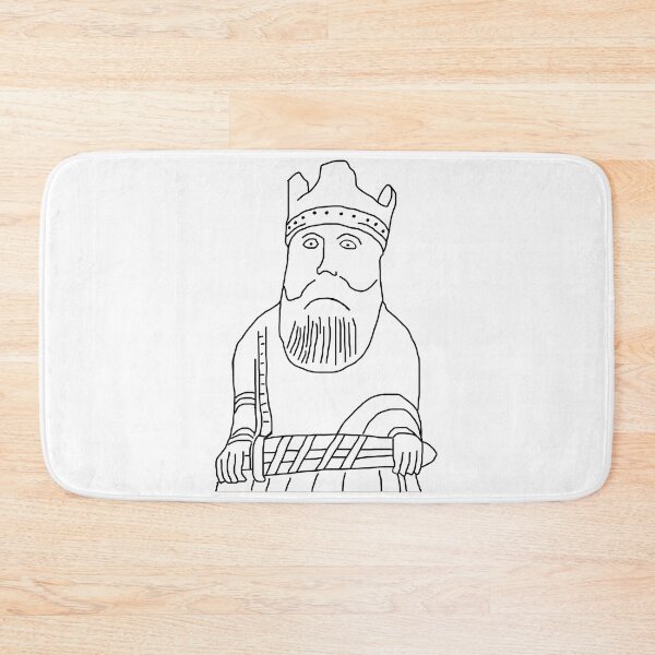 Item preview, Cool Lewis Chess King Piece Drawing, art designed and sold by shakmati.