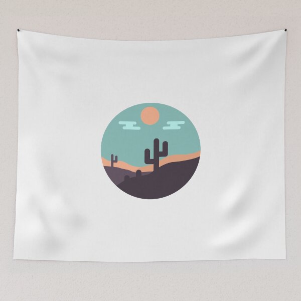 Item preview, View of cactus in the desert designed and sold by RecoveryTees.
