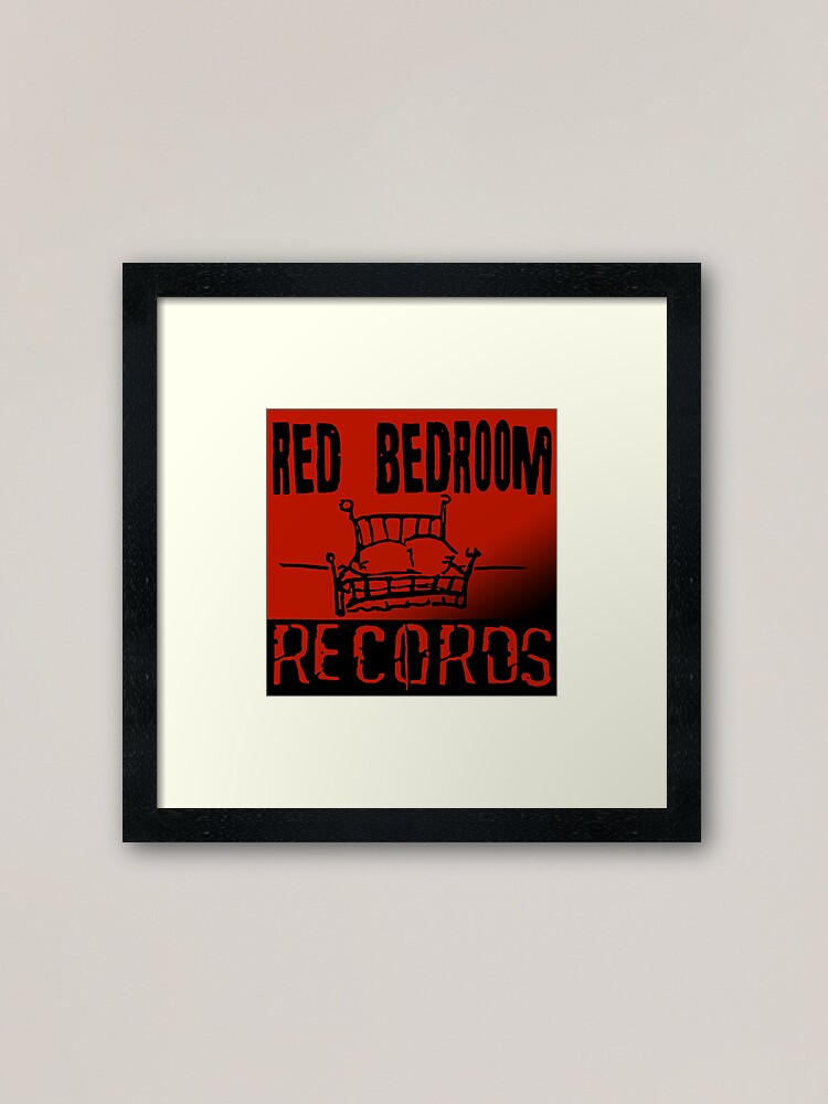 Red Bedroom Records Framed Art Print