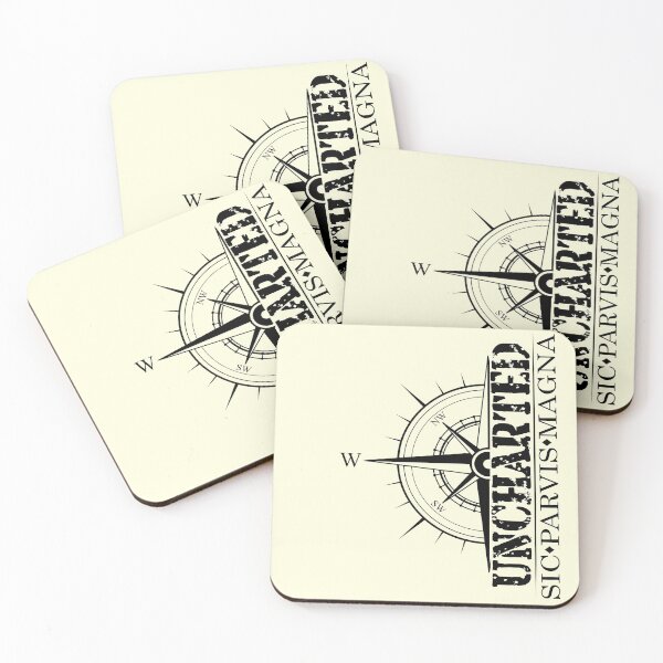 Item preview, Uncharted - Sic Parvis Magna Design 2 with Compass designed and sold by AngeliaLucis.