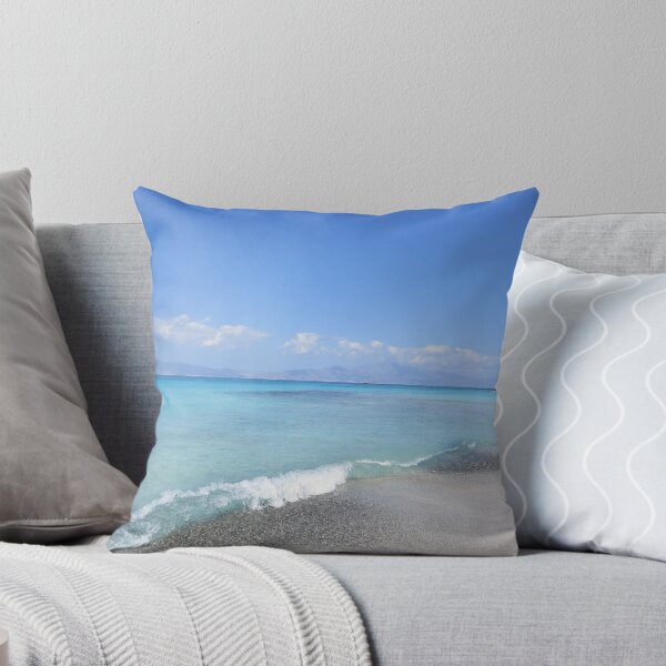 Item preview, Beach holiday in Crete in Greece, sunny summer on the beach with crystal aqua blue waters designed and sold by briliantbg.