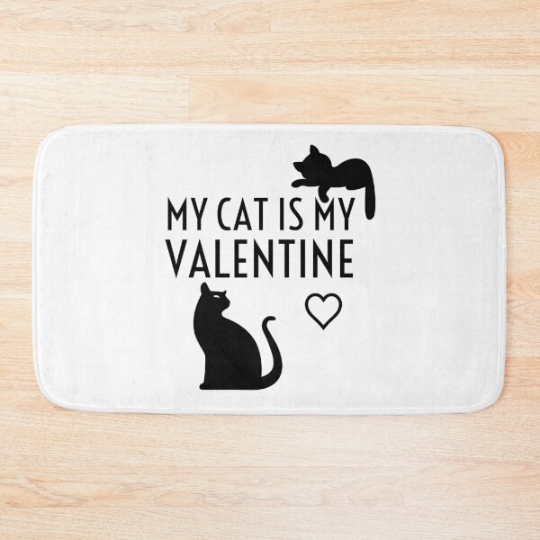 Item preview, My cat is my valentine designed and sold by Gingatoo.