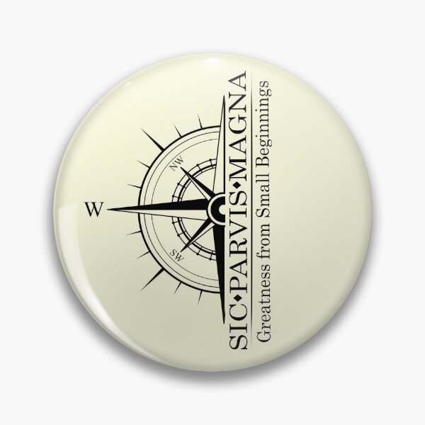 Item preview, Sic Parvis Magna Design 3 with Compass designed and sold by AngeliaLucis.