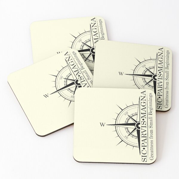 Item preview, Sic Parvis Magna Design 3 with Compass designed and sold by AngeliaLucis.