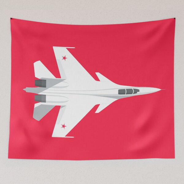 Item preview, Su-30 Flanker Fighter Jet Aircraft - Crimson designed and sold by VoodooCircus.