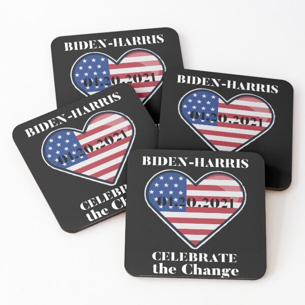 Item preview, Biden Harris Celebrate the Change 2021, Inauguration Day Commemorative Sovenir Gift designed and sold by DiscGolfTees.