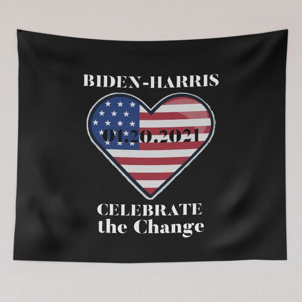 Item preview, Biden Harris Celebrate the Change 2021, Inauguration Day Commemorative Sovenir Gift designed and sold by DiscGolfTees.
