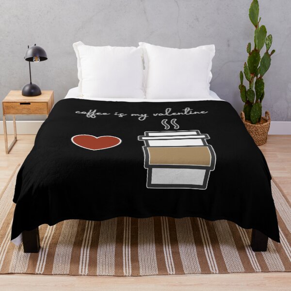 Item preview, Coffee is my Valentine With a cup of coffee and heart design illustration designed and sold by MerchSpot.