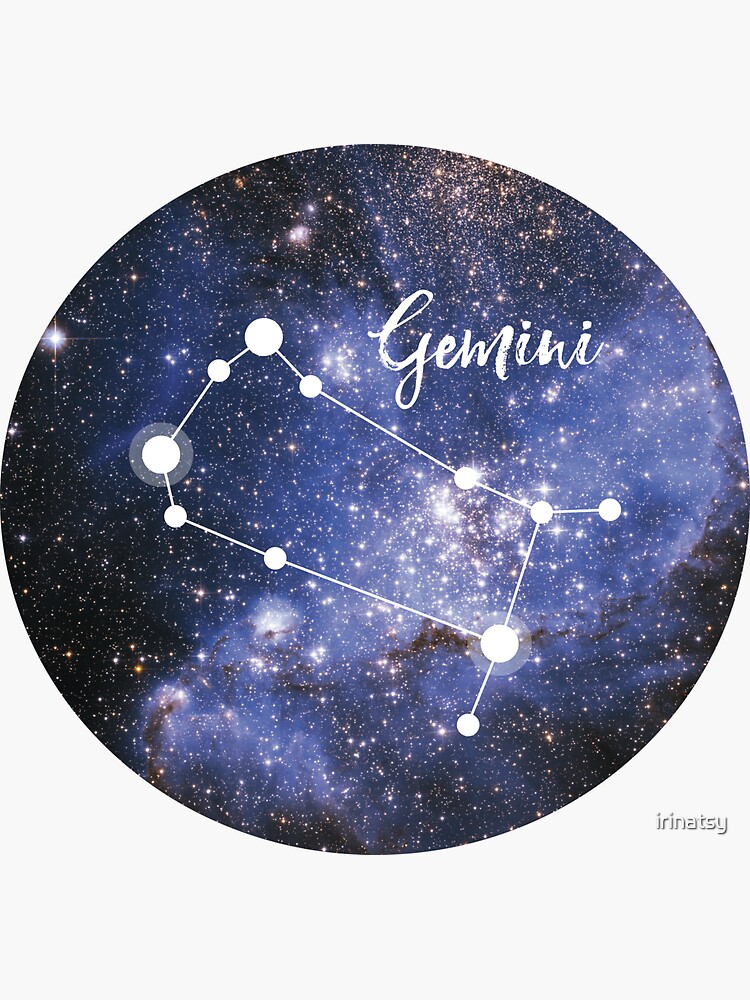 Gemini Zodiac Sign May 21 June 20 Sticker