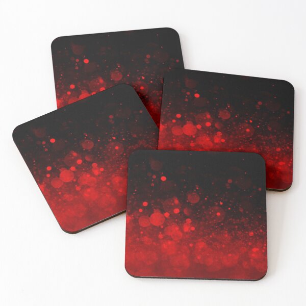 Item preview, Abstract electric red shiny lights on black background I designed and sold by fowons.