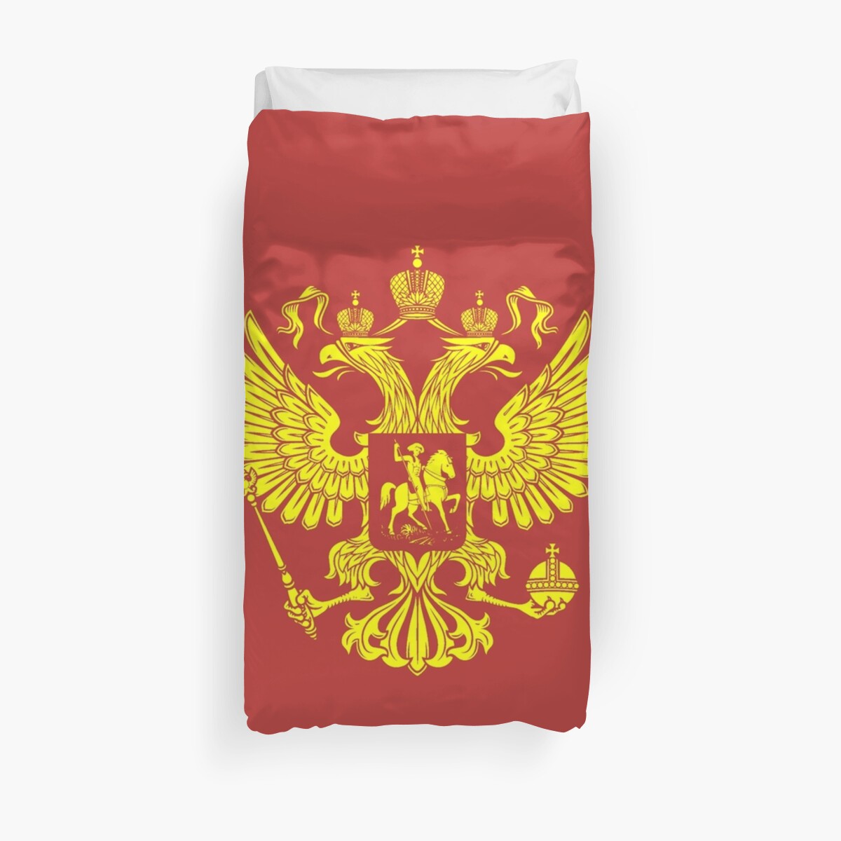 "RUSSIAN EAGLES" Duvet Covers by IMPACTEES Redbubble