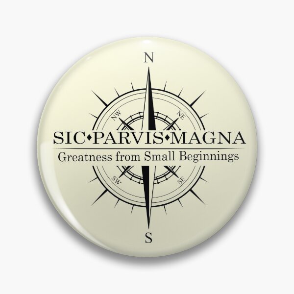 Item preview, Sic Parvis Magna Design 4 with Compass designed and sold by AngeliaLucis.