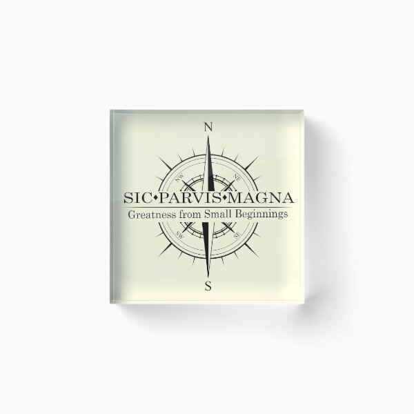 Item preview, Sic Parvis Magna Design 4 with Compass designed and sold by AngeliaLucis.