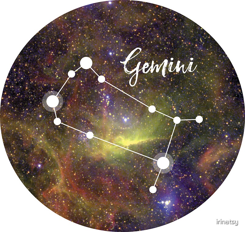 "Gemini Zodiac Sign, May 21 - June 20" Stickers by ...