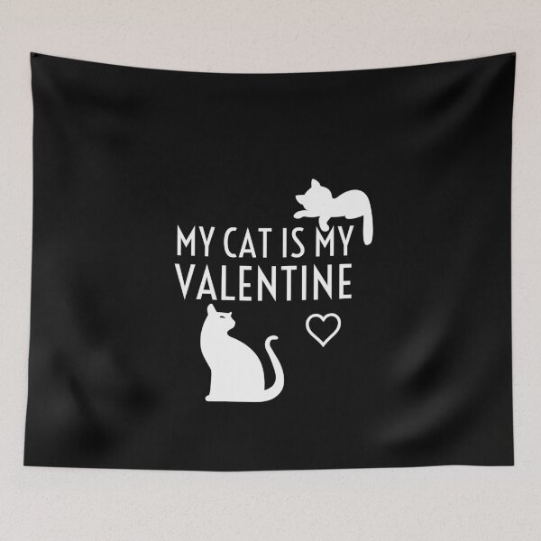 Item preview, My cat is my valentine designed and sold by Gingatoo.