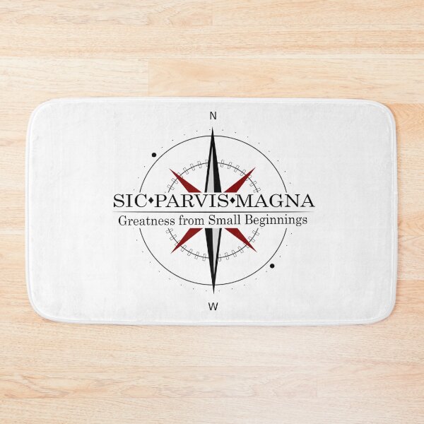 Item preview, Sic Parvis Magna Design 4 with Red Compass designed and sold by AngeliaLucis.