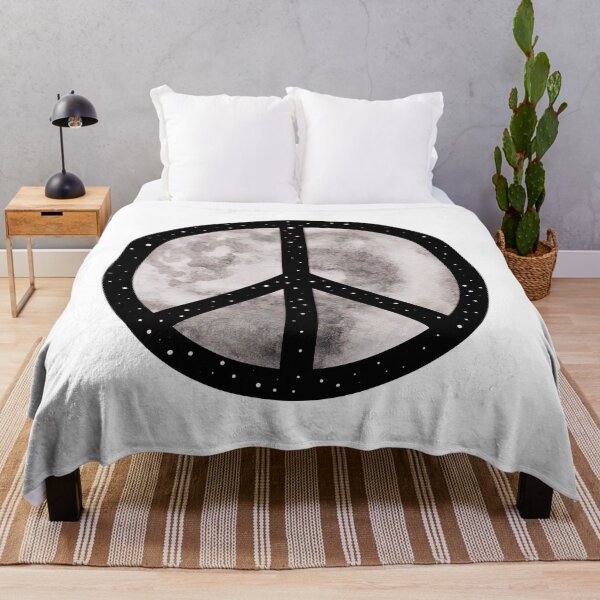 Item preview, Peace Symbol Moon Galaxy designed and sold by lfdbc.