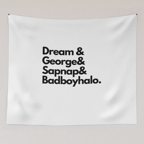 Item preview, Dream & George & Sapnap & Badboyhalo. (Black) designed and sold by raosnop.