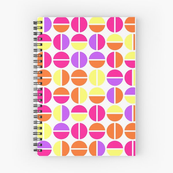 Item preview, Geometric elements in bright neon color palette in repeated asymmetrical pattern designed and sold by acidmit.