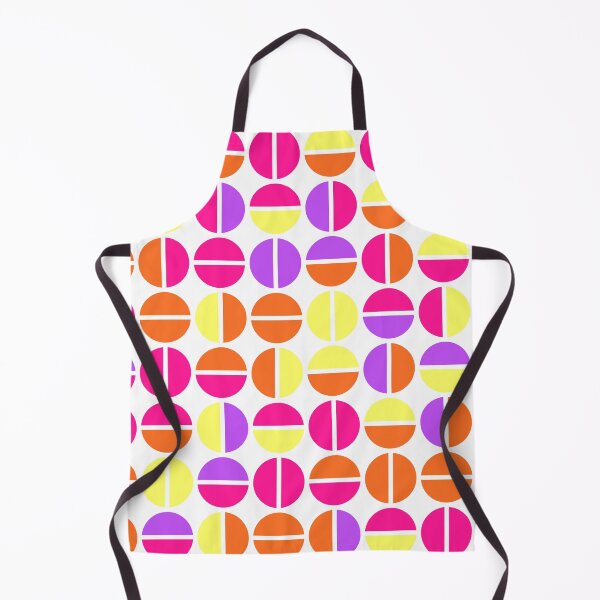 Item preview, Geometric elements in bright neon color palette in repeated asymmetrical pattern designed and sold by acidmit.