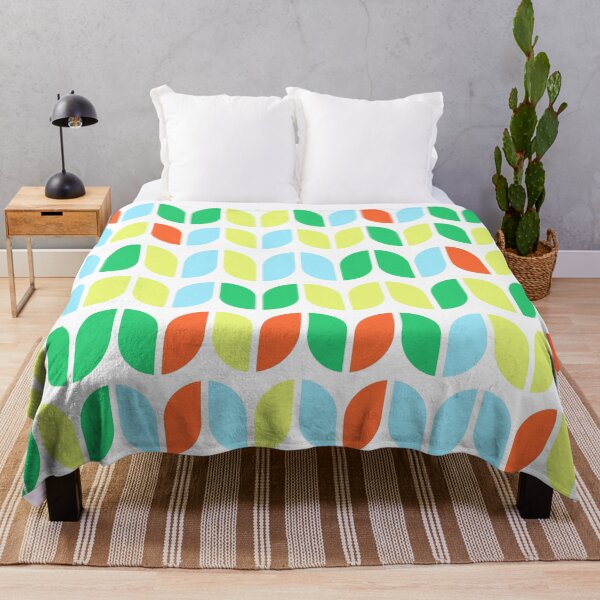 Item preview, Geometric elements in repeated asymmetrical pattern in bright neon color palette designed and sold by acidmit.