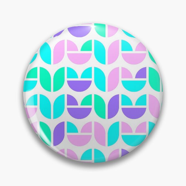 Artikelvorschau, Repeated asymmetrical pattern with geometric elements in bright neon color palette entworfen und verkauft von acidmit.