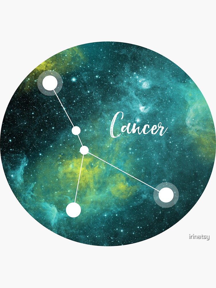 Cancer Zodiac Sign June 21 July 22 Sticker