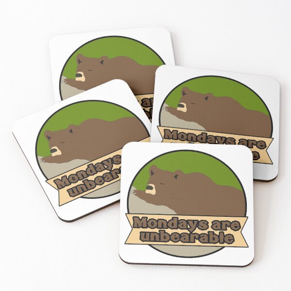 Item preview, Mondays are Unbearable designed and sold by urb4ne.