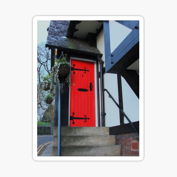 Item preview, Red Door of the Boathouse Pub designed and sold by AnnDixon.