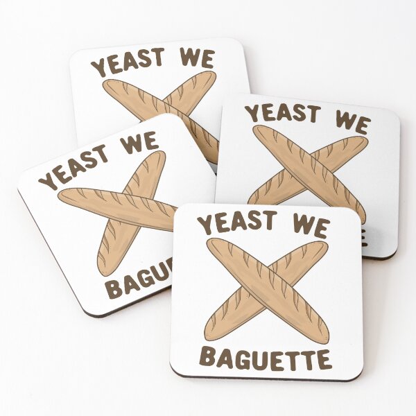 Item preview, Yeast We Baguette, Funny Kawaii French Bread Pun designed and sold by Kawaiindoodle.