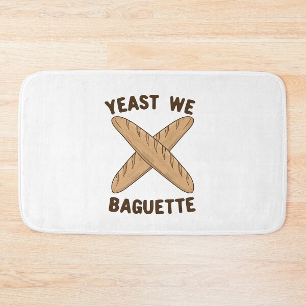 Item preview, Yeast We Baguette, Funny Kawaii French Bread Pun designed and sold by Kawaiindoodle.