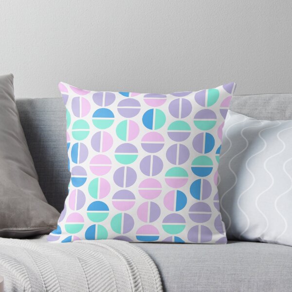 Item preview, Geometric elements in bright neon color palette in repeated asymmetrical mosaic designed and sold by acidmit.