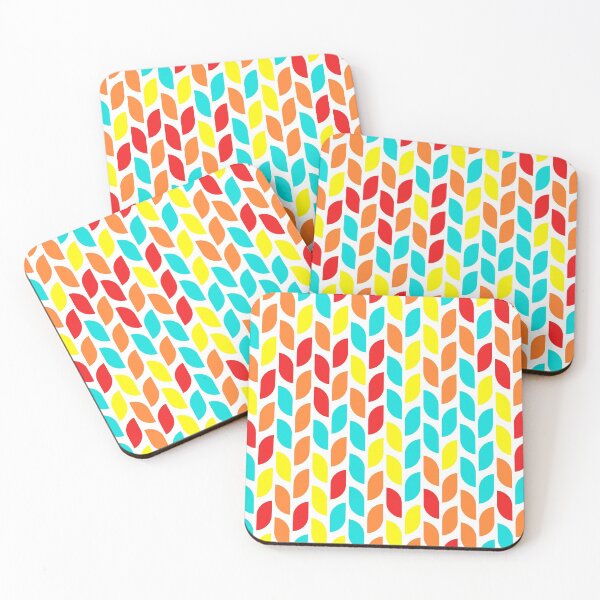 Item preview, Geometric elements in repeated asymmetrical mosaic in bright neon color palette designed and sold by acidmit.
