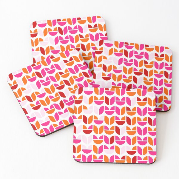 Item preview, Repeated asymmetrical mosaic with geometric elements in bright neon color palette designed and sold by acidmit.