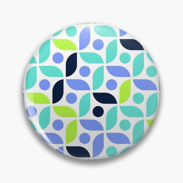 Artikelvorschau, Repeated asymmetrical mosaic in bright neon color palette with geometric elements entworfen und verkauft von acidmit.