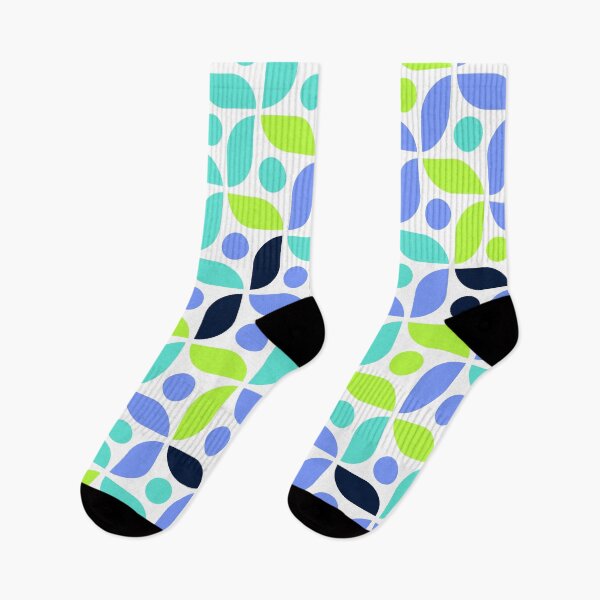 Item preview, Repeated asymmetrical mosaic in bright neon color palette with geometric elements designed and sold by acidmit.