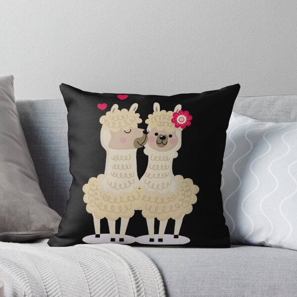 Item preview, Kissing Llamas Valentine day designed and sold by abiabo.