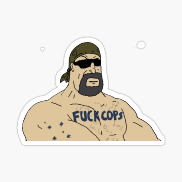 Mike Nolan F Cops Sticker